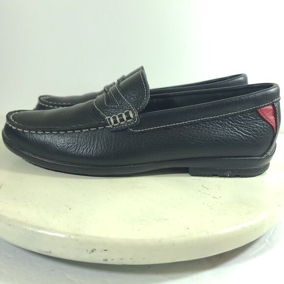 Footjoy Club Penny Loafer Men\'s 7 M Black Leather Casual Slip On Shoes 79047 EUC main image 6